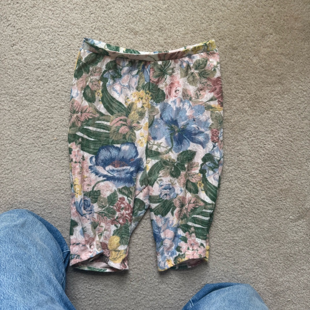 Urban Outfitters Multicolor Floral Lace bBkers